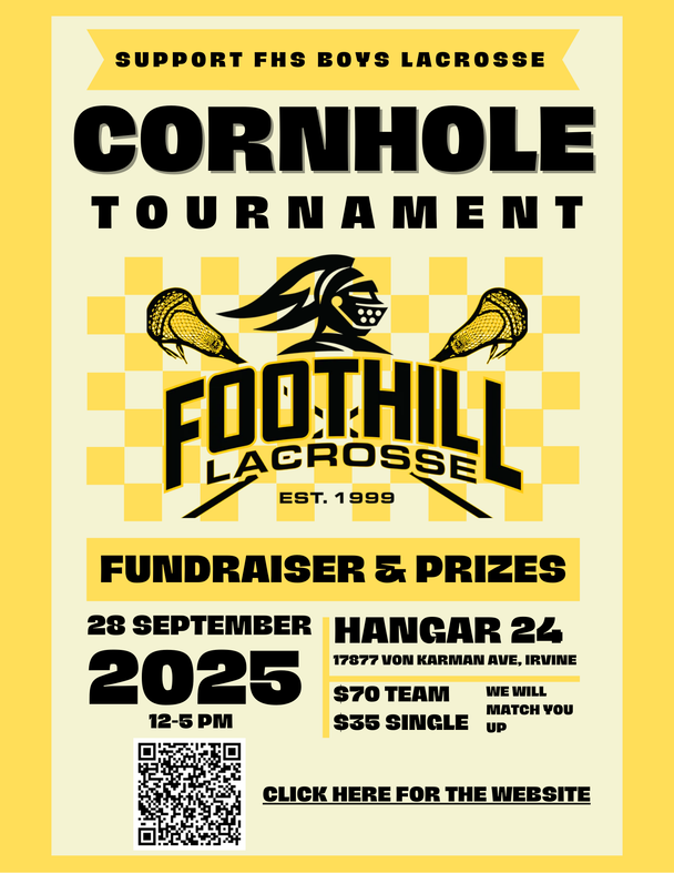2025 - Annual Cornhole Tournament & Fundraiser