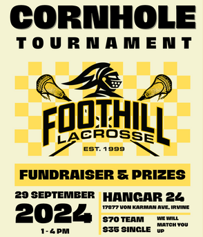 Cornhole Tournament 2024 - 9/29/24 @ Hangar 24- Irvine